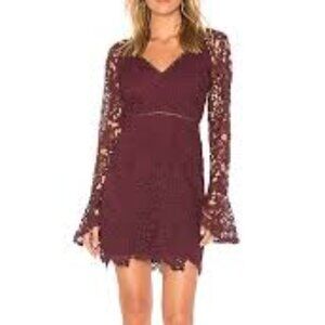 ASTR the label Juliette Long Lace Dress Women's Dress XS